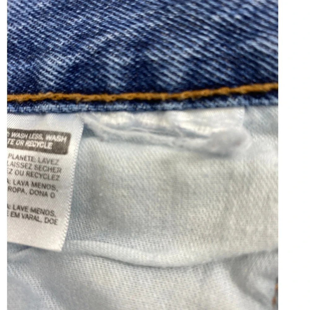 Levis 501 Straight Leg Jeans Mens 31 x 28.5 Button Fly Medium Wash Denim Pants‎